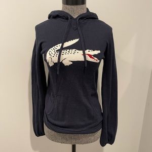 Lacoste sweater with hood